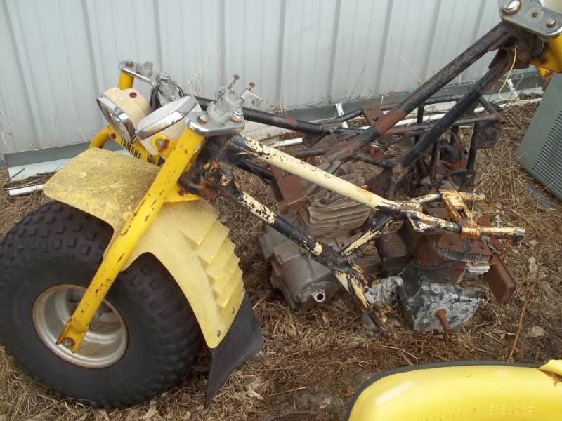 lot 123 image: Yamaha Three Wheeler Parts and Frames