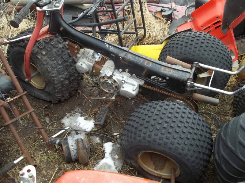 lot 127 image: Honda Three Wheeler for parts or repair