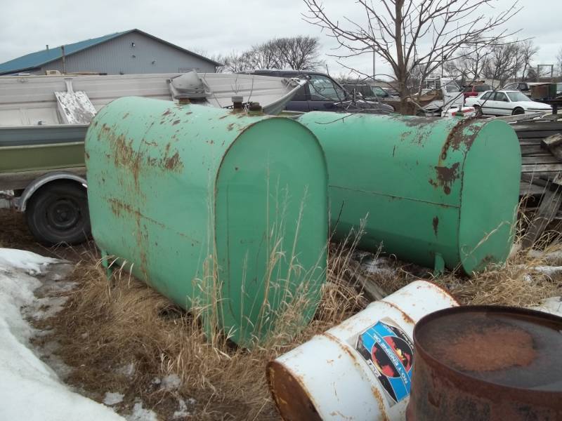 lot 8 image: Pair of Fuel Barrels
