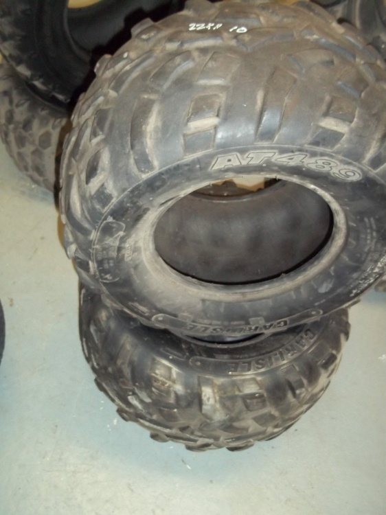 lot 168 image: Pair of 22 x 11.00 - 10 Tires