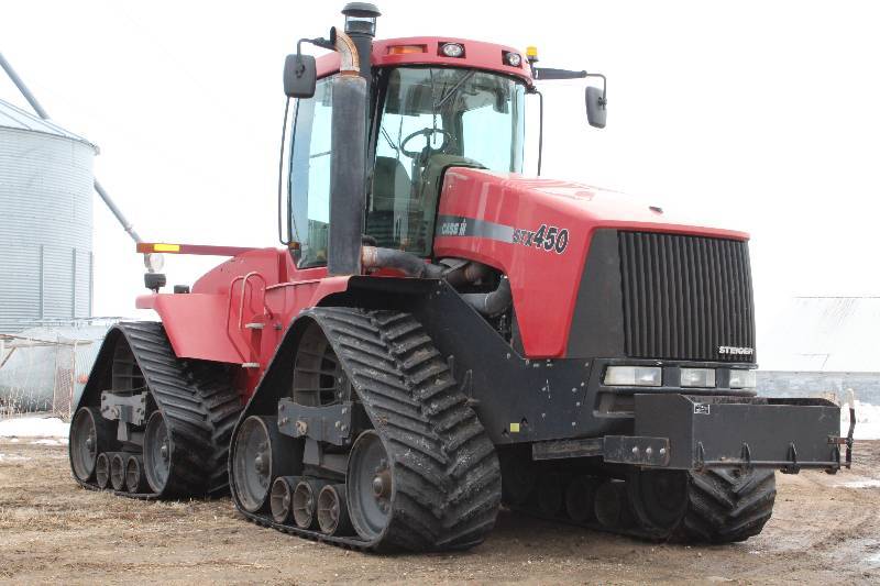 lot 2 image: 2002 Case  STX450QT QUAD Track Tractor