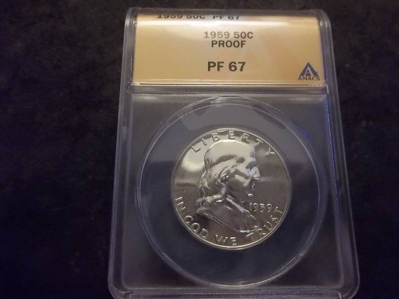 1959 Franklin Half Dollar Choice Proof