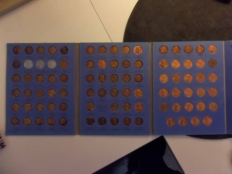 Full Set Of Lincoln Cent Volume II 1941-1975