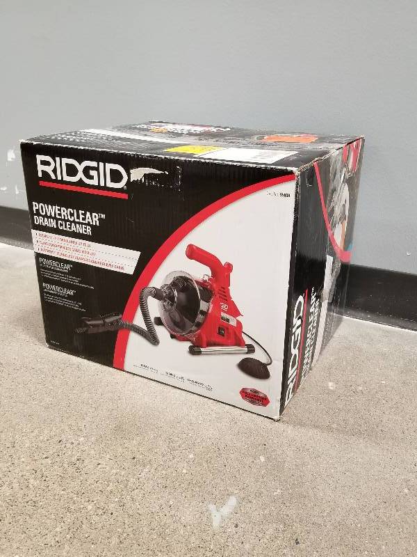 lot 46 image: RIDGID PowerClear Drain Cleaner