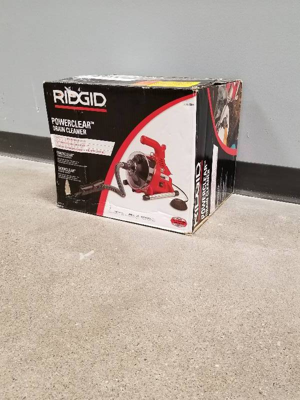 lot 47 image: RIDGID PowerClear Drain Cleaner