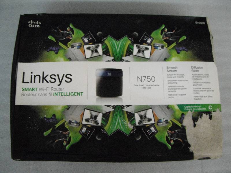 lot 82 image: Linksys Wi-Fi Router