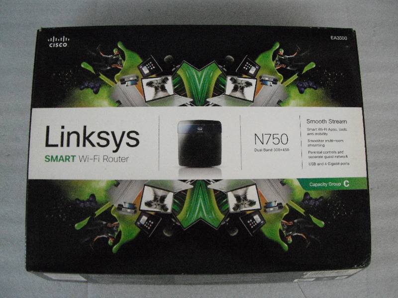 lot 84 image: Linksys Wi-Fi Router