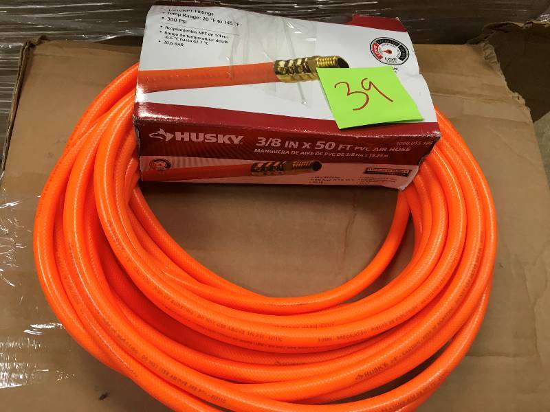 Husky 38 in. x 50 ft PVC Air Hose  not used