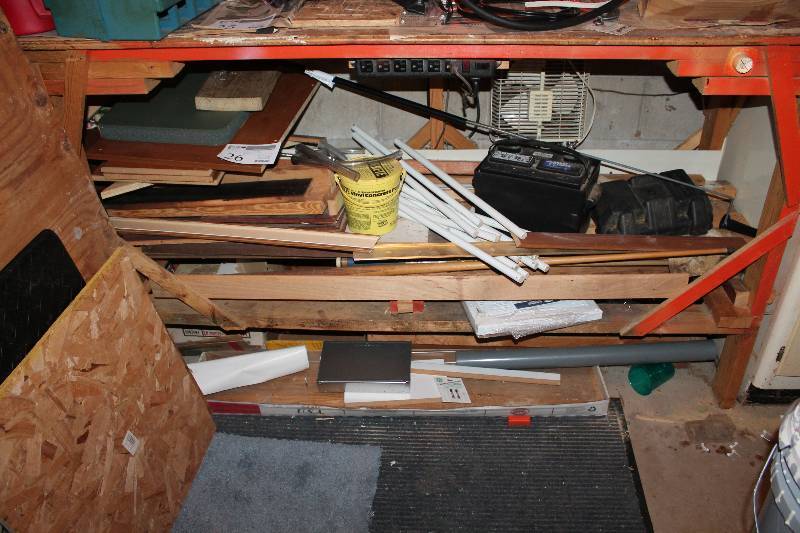 lot 26 image: Misc Wood, Battery, And More