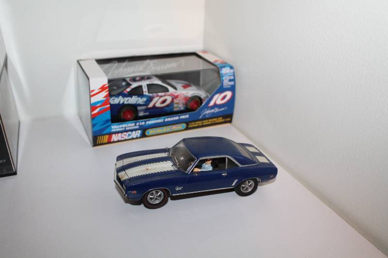 lot 35 image: Lot of (2) Carrera Evolution Slot Cars - Camaro SS, Johnny Bensen Valvoline #10 NASCAR