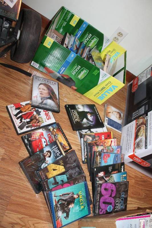 lot 55 image: Lot of (1) Box of DVDs