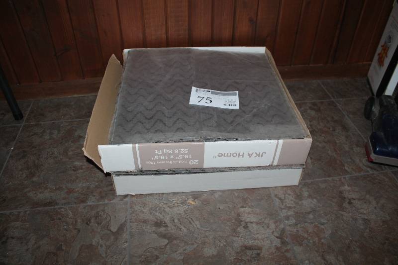 lot 75 image: Lot of (Approximately 40) Self-Adhesive Floor Tiles