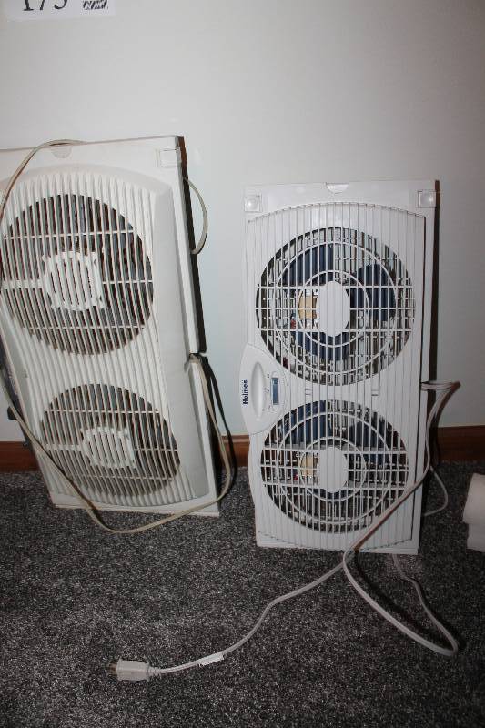 lot 173 image: Lot of (2) Fans - Holmes Wall