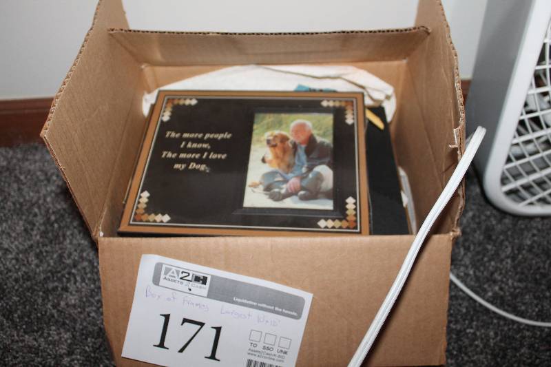 lot 171 image: Box Lot of Picture Frames
