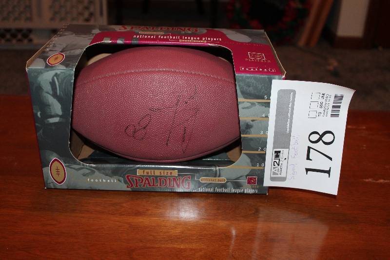 lot 178 image: Spalding Signed Football