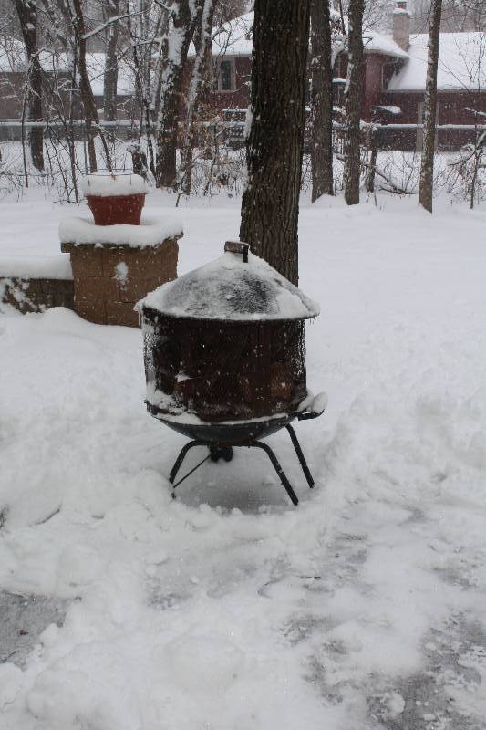 lot 224 image: Wood Fire Pit Stand