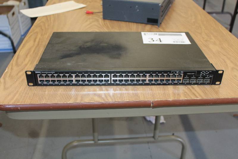 lot 34 image: Dell Rack-Mount PowerConnect 5448 48-Port Switch
