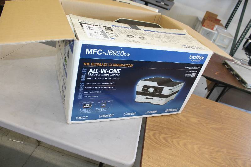lot 44 image: Brother MFC-J6920DW All-In-One MFC Multi-Function Center PrinterCopyScan w Extra Ink Cartridge