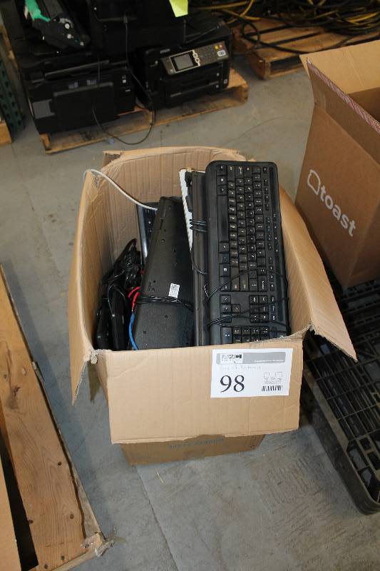lot 98 image: Box Lot of Computer Keyboards