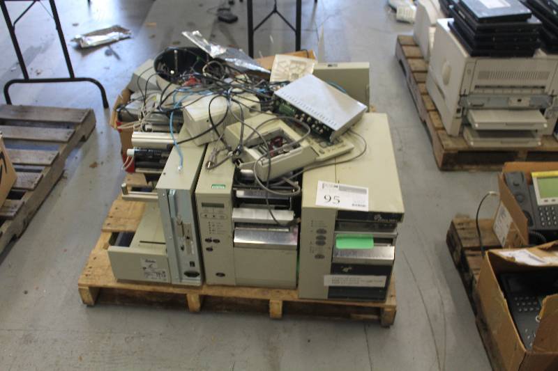 lot 95 image: Pallet Lot of Misc Electronics - Ticket Printing, Computer, Electrical