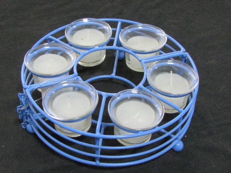 Metal Rack of Candle Holders