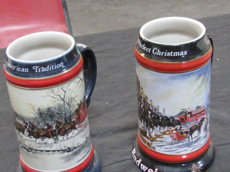 Budweiser Beer Steins