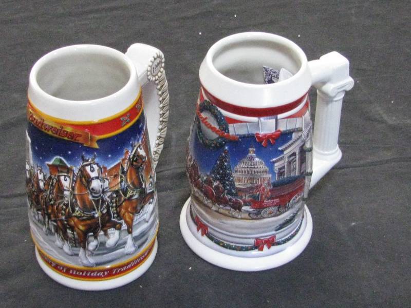 Budweiser Beer Steins