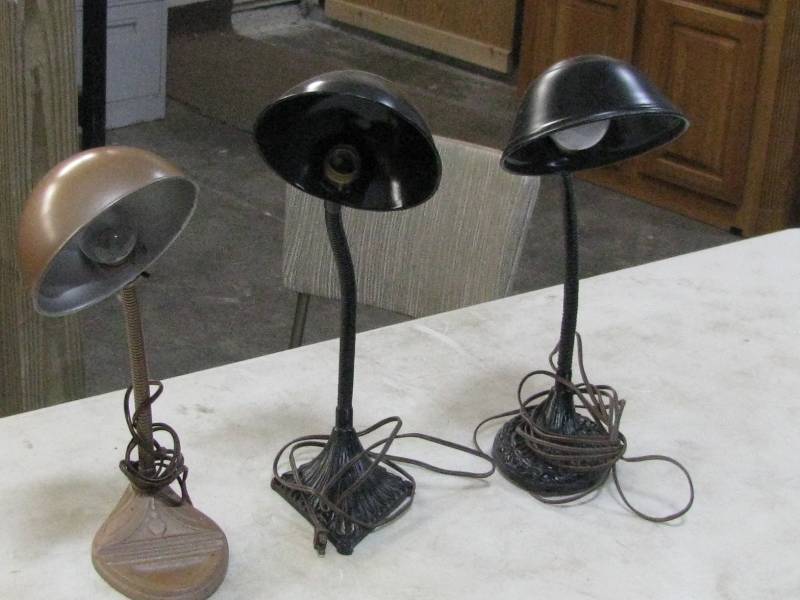 Vintage Metal Desk Lamps