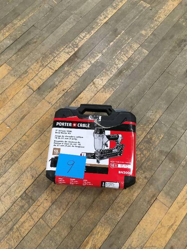 Porter-Cable 2 18 Gauge Brad Nailer Kit  open box not used