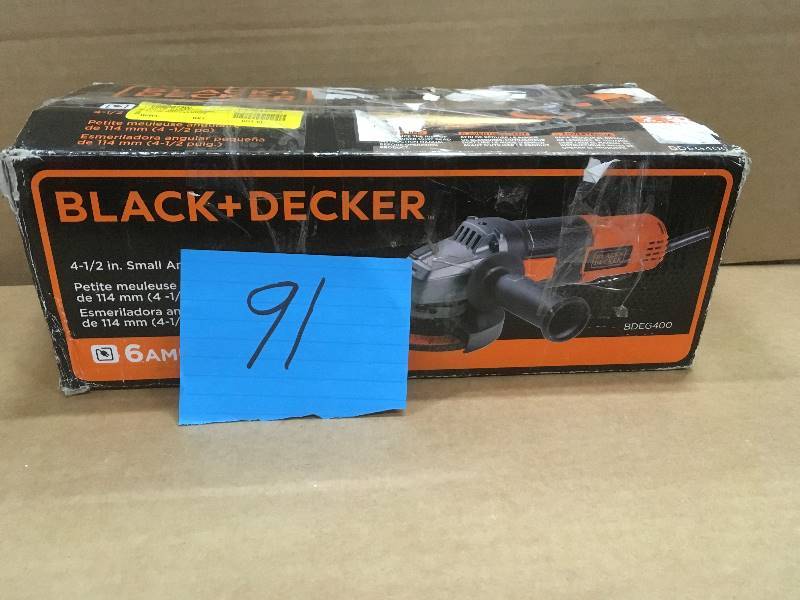Black & Decker 4-12in. Small Angle Grinder