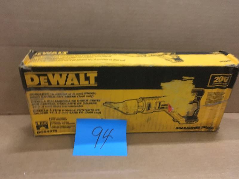 DeWalt 20Volt Max 18 Gauge Swivil Head Double Cut Shear Kit ( Tool Only)