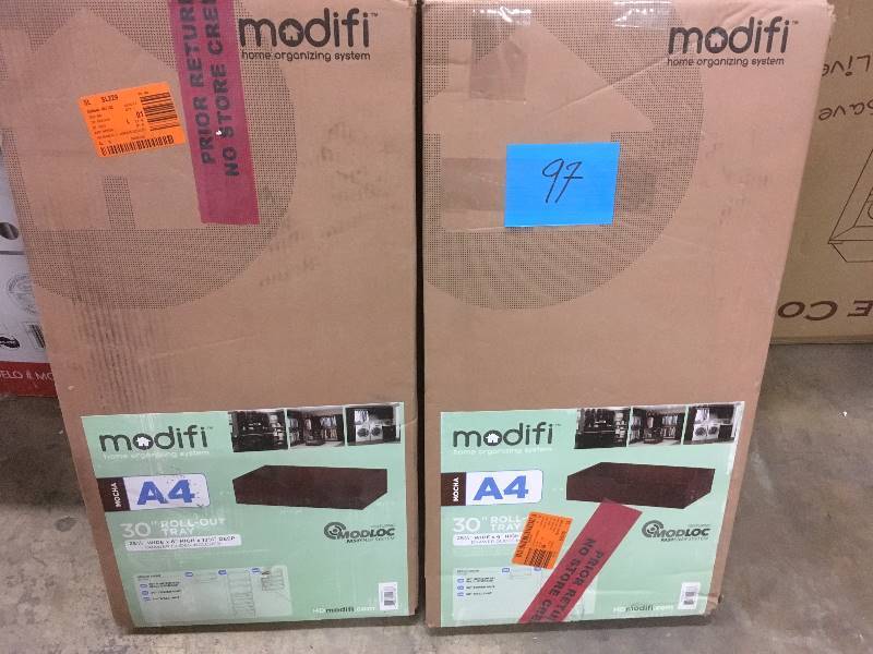 Modifi 30 in. Roll Out Tray- Lot of 2