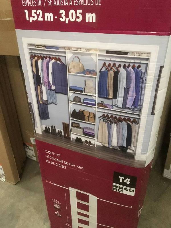 ClosetMaid  Selectives 25in. White Custom Closet Organizer