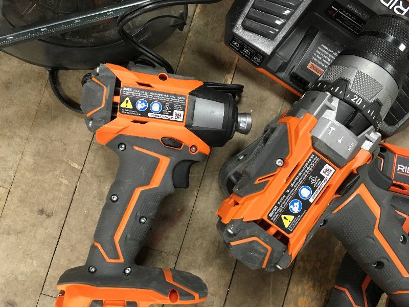 Ridgid GEN5X Cordless Lithium-ion Combo Kit (5-Tool)  used inlike new condition
