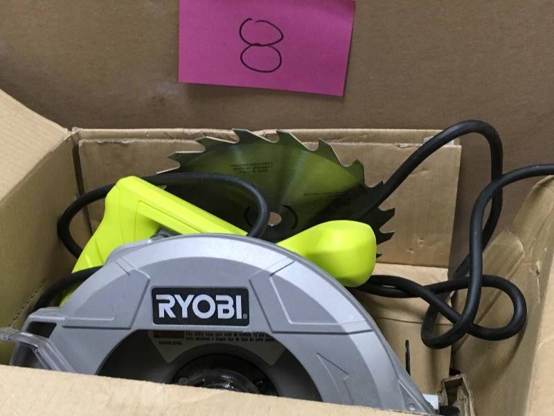 lot 8 image: Ryobi 7-14 in. Circular Saw