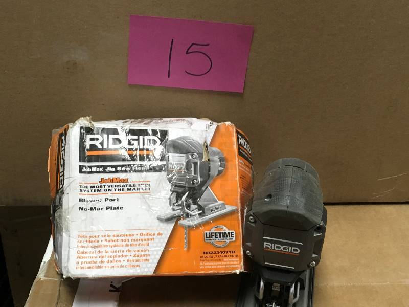 lot 15 image: Ridgid JobMax Jig Saw Head