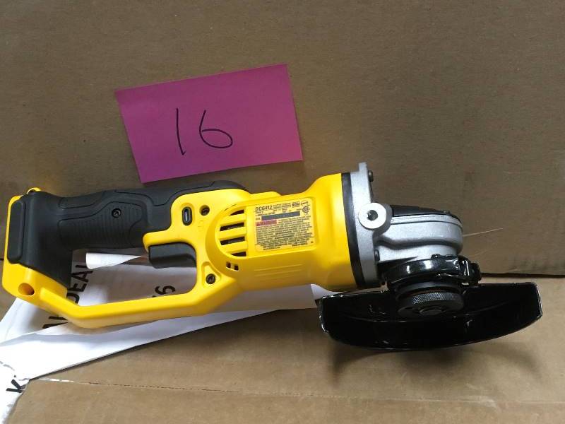 lot 16 image: DeWalt 20 Volt MAX Lithium-Ion Cordless 4-12 Grinder - Tool Only