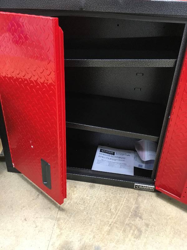 lot 131 image: Gladiator Garageworks welded steel wall gearbox cabinet