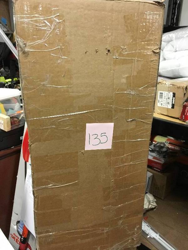 lot 135 image: Large 5-Rifle Firearm Steel Digital Storage Gun Safe Cabinet
