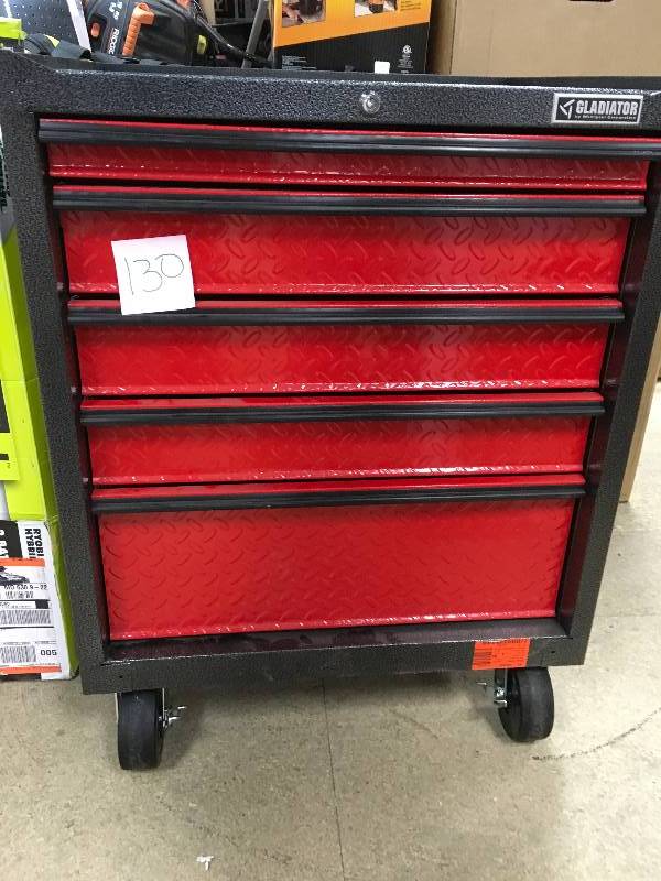 lot 130 image: Gladiator Premier Red Series Modular GearDrawer