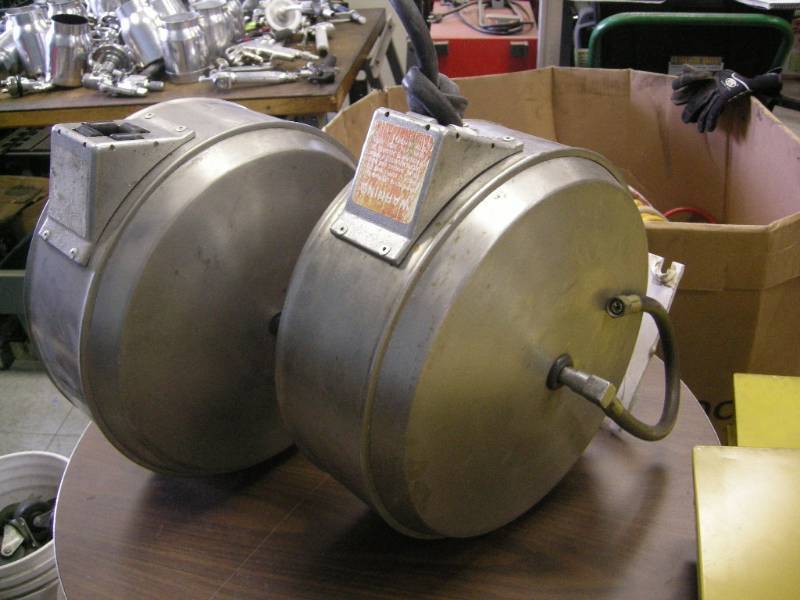 lot 39 image: 2 Stainless Steel Hose Reels
