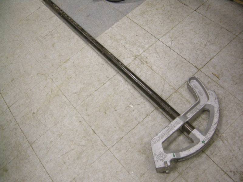 lot 132 image: Large Greenlee 8843 Pipe Bender