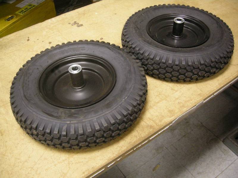 lot 137 image: 2 Premium 4.804.00-8 Tires on Rims