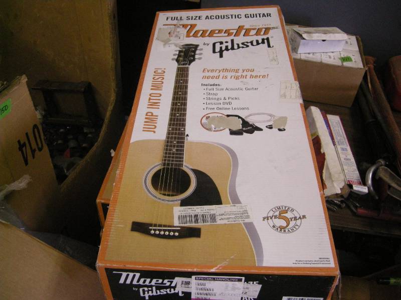 lot 239 image: Maesto-Gibson Acoustic Guitar