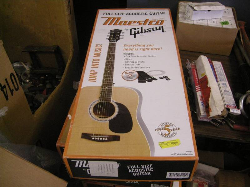 lot 240 image: Maesto-Gibson Acoustic Guitar