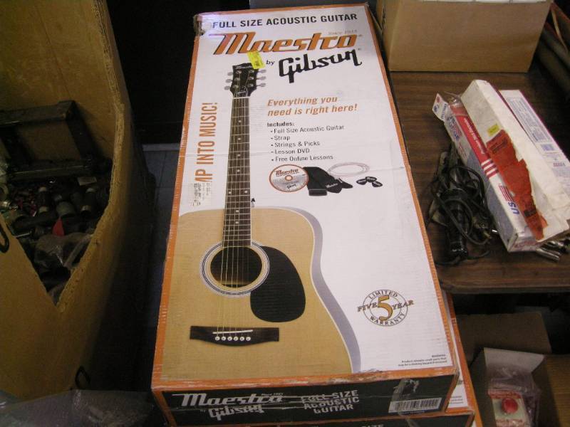 lot 241 image: Maesto-Gibson Acoustic Guitar