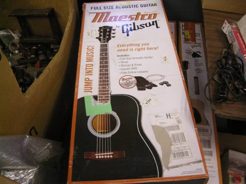 lot 242 image: Maesto-Gibson Acoustic Guitar