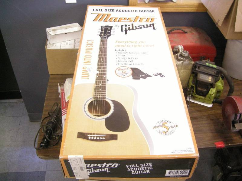 lot 245 image: Maesto-Gibson Acoustic Guitar