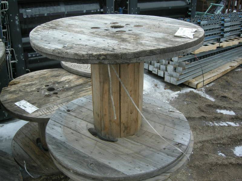 lot 266 image: Large Wooden Spool