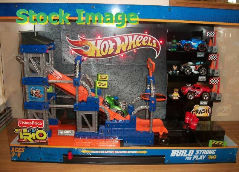 lot 77 image: Fisher-Price TRIO Hot Wheels Store Display